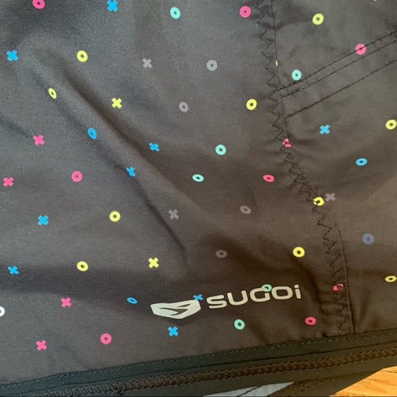 Sugoi Running Shorts Black Patterned Women's Size S - Picture 8 of 10